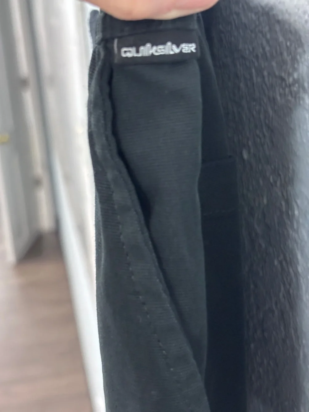 NWT Quiksilver Men’s Sz S Black Elastic Waist Beach Pants; Pckts Fit IPhone 15+